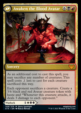 Extus, Oriq Overlord // Awaken the Blood Avatar [Strixhaven: School of Mages] - Magic: The Gathering - Card Brawlers | Quebec | Canada |