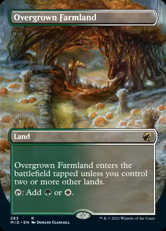 Overgrown Farmland (Borderless Alternate Art) [Innistrad: Midnight Hunt] - Magic: The Gathering - Card Brawlers | Quebec | Canada |