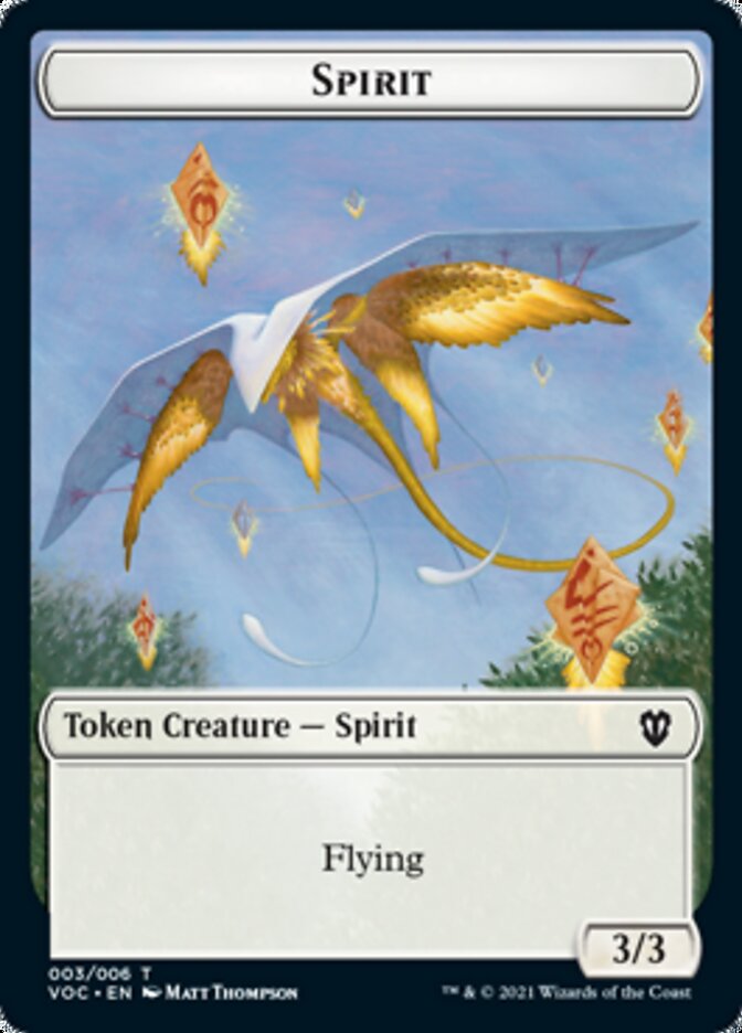 Spirit (003) // Thopter Double-Sided Token [Innistrad: Crimson Vow Commander Tokens] - Magic: The Gathering - Card Brawlers | Quebec | Canada |