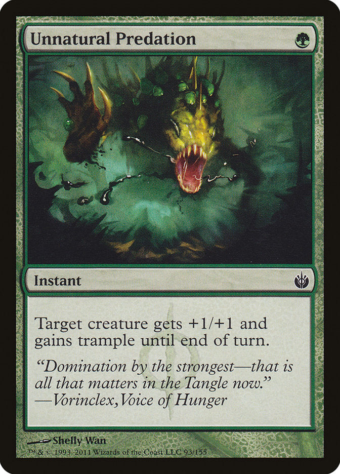 Unnatural Predation [Mirrodin Besieged] - Magic: The Gathering - Card Brawlers | Quebec | Canada |