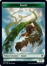 Giant // Food (17) Double-Sided Token [Throne of Eldraine Tokens] - Magic: The Gathering - Card Brawlers | Quebec | Canada |