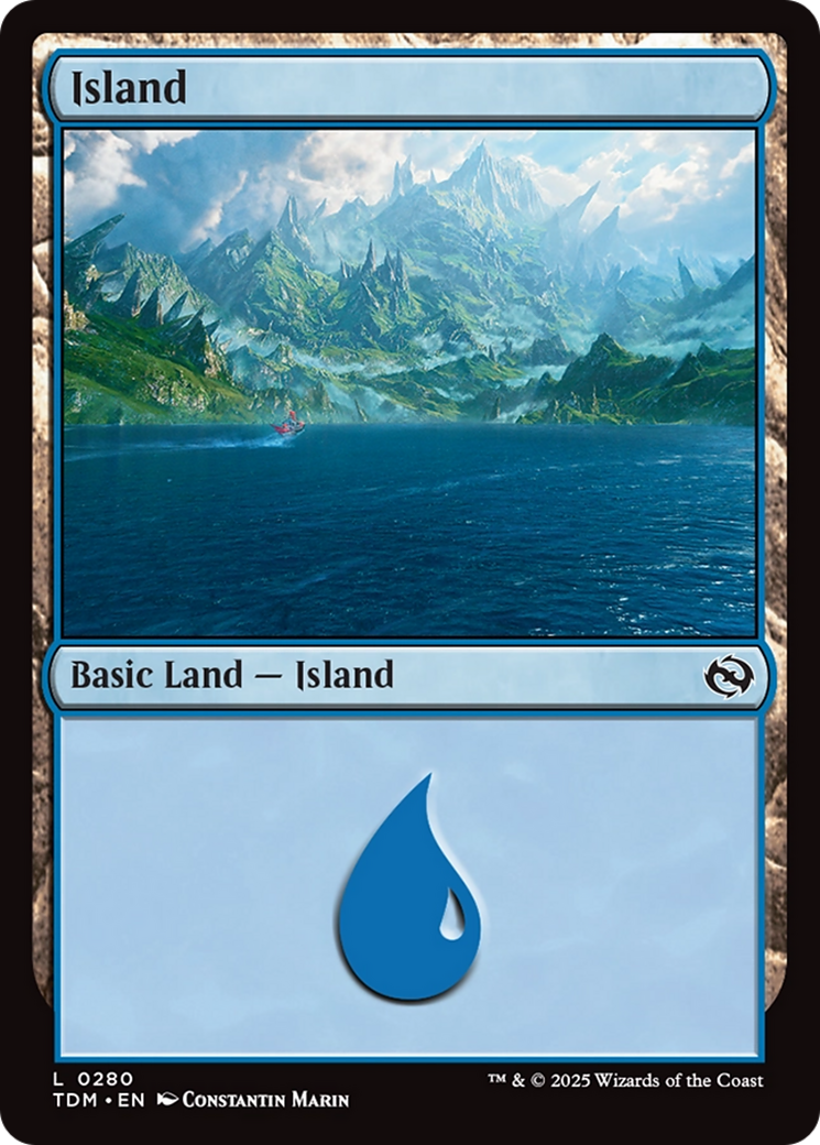 Island (0280) [Tarkir: Dragonstorm] - Magic: The Gathering - Card Brawlers | Quebec | Canada |