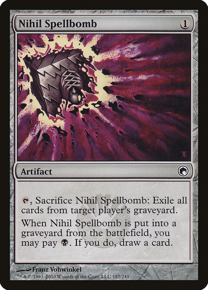 Nihil Spellbomb [Scars of Mirrodin] - Magic: The Gathering - Card Brawlers | Quebec | Canada |