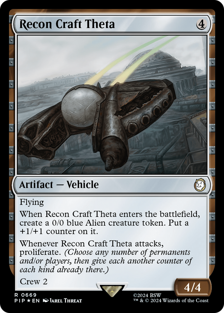 Recon Craft Theta (Surge Foil) [Fallout] - Magic: The Gathering - Card Brawlers | Quebec | Canada |