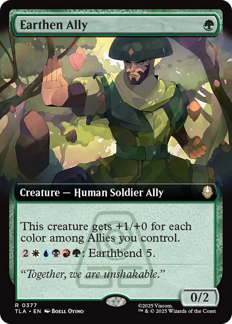 Earthen Ally (Extended Art) [Avatar: The Last Airbender] - Magic: The Gathering - Card Brawlers | Quebec | Canada |