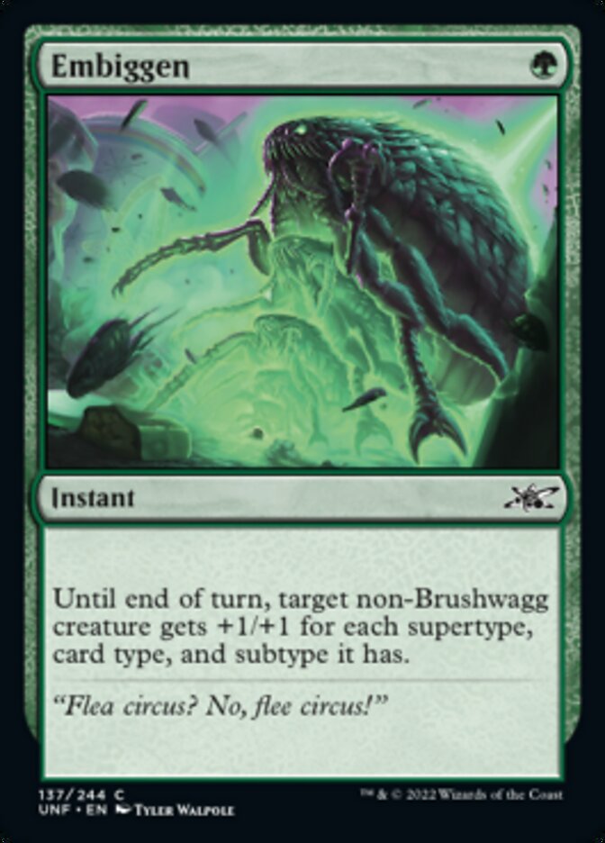Embiggen [Unfinity] - Magic: The Gathering - Card Brawlers | Quebec | Canada |