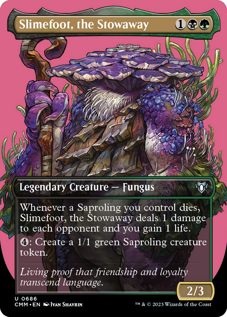 Slimefoot, the Stowaway (Borderless Profile) [Commander Masters] - Magic: The Gathering - Card Brawlers | Quebec | Canada |