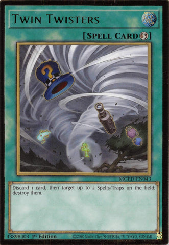 Twin Twisters [MGED-EN043] Gold Rare - Yu-Gi-Oh! - Card Brawlers | Quebec | Canada |