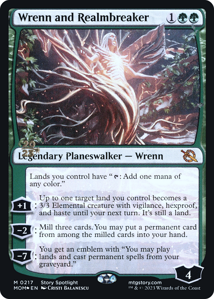 Wrenn and Realmbreaker [March of the Machine Prerelease Promos] - Magic: The Gathering - Card Brawlers | Quebec | Canada |