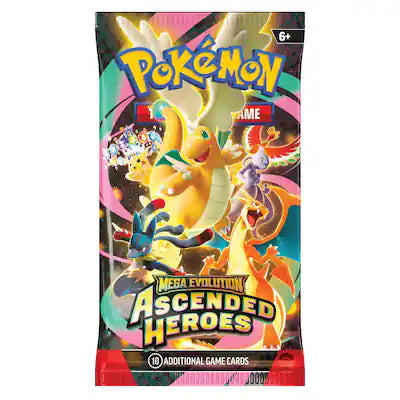 Pokemon - Mega Evolutions - Ascended Heroes - Booster Pack (MAX 2 PER CUSTOMER) - The Pokemon Company - Card Brawlers | Quebec | Canada |
