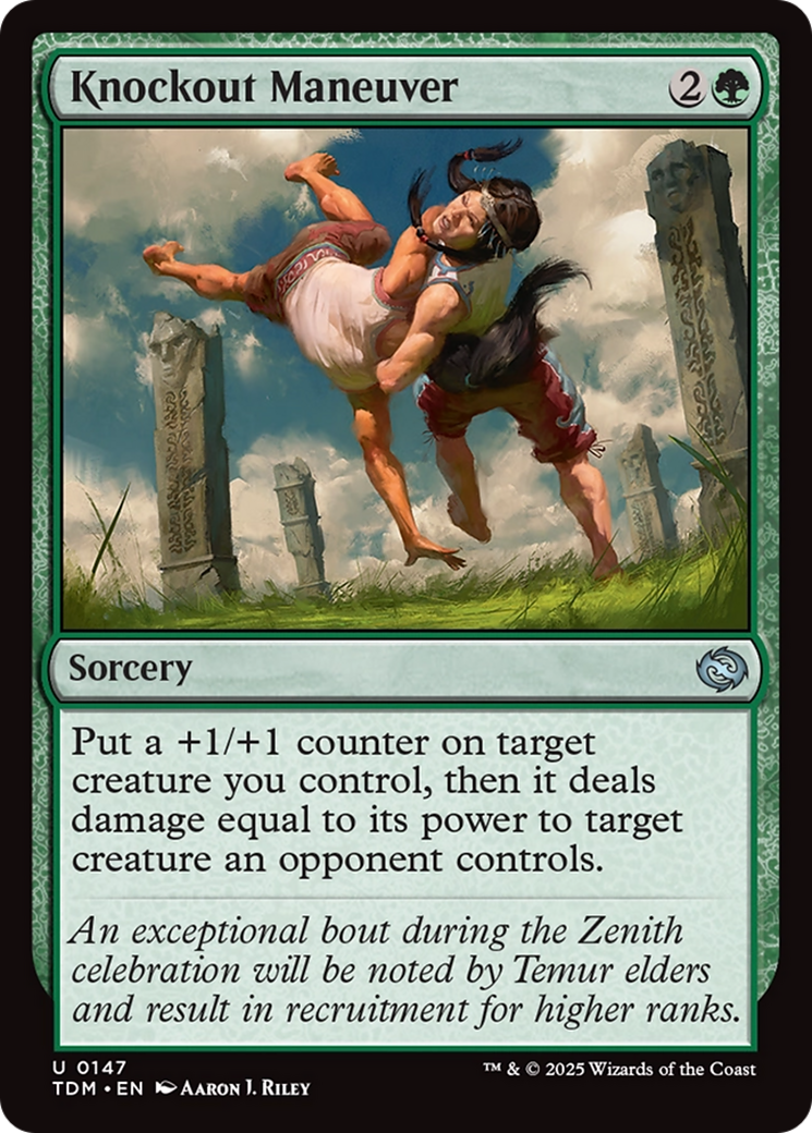 Knockout Maneuver [Tarkir: Dragonstorm] - Magic: The Gathering - Card Brawlers | Quebec | Canada |