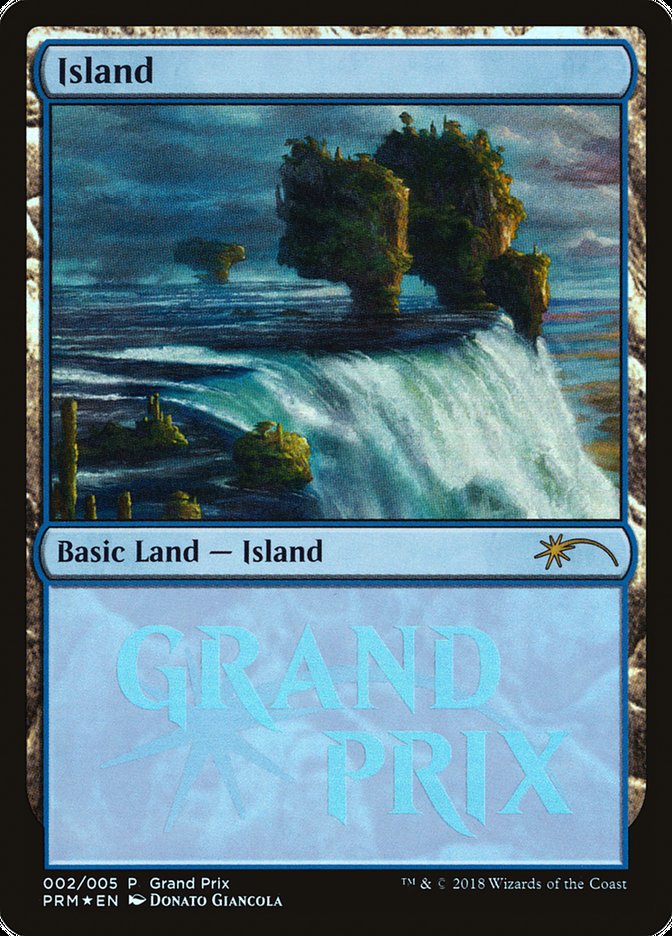 Island (2018b) [Grand Prix Promos] - Magic: The Gathering - Card Brawlers | Quebec | Canada |