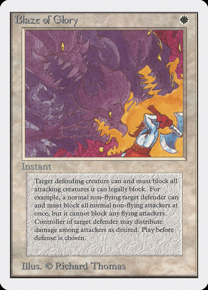 Blaze of Glory [Unlimited Edition] - Magic: The Gathering - Card Brawlers | Quebec | Canada |