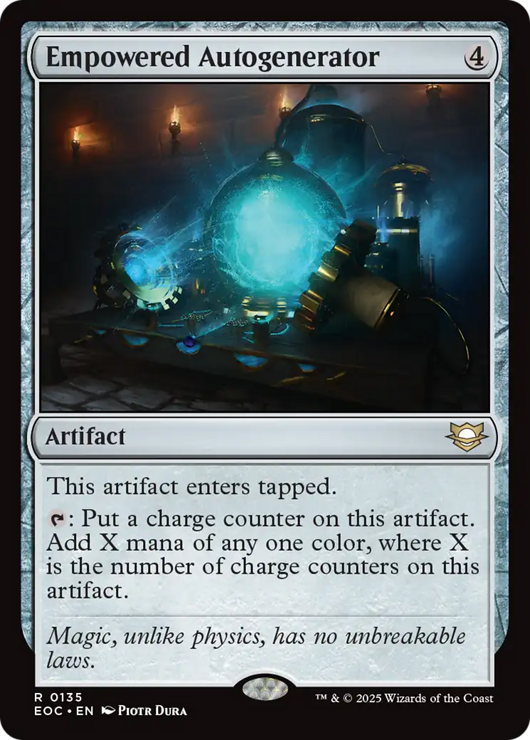 Empowered Autogenerator [Edge of Eternities Commander] - Magic: The Gathering - Card Brawlers | Quebec | Canada |