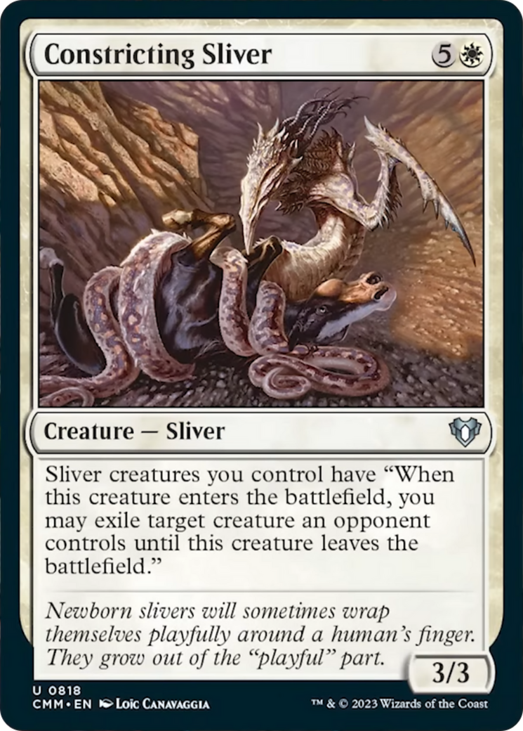 Constricting Sliver [Commander Masters] - Magic: The Gathering - Card Brawlers | Quebec | Canada |