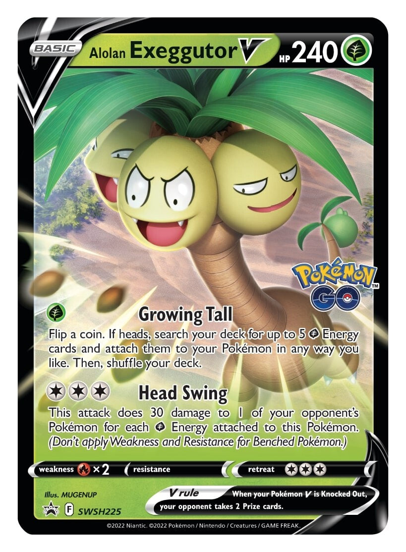 Alolan Exeggutor V (SWSH225) [Sword & Shield: Black Star Promos] - Pokémon - Card Brawlers | Quebec | Canada |