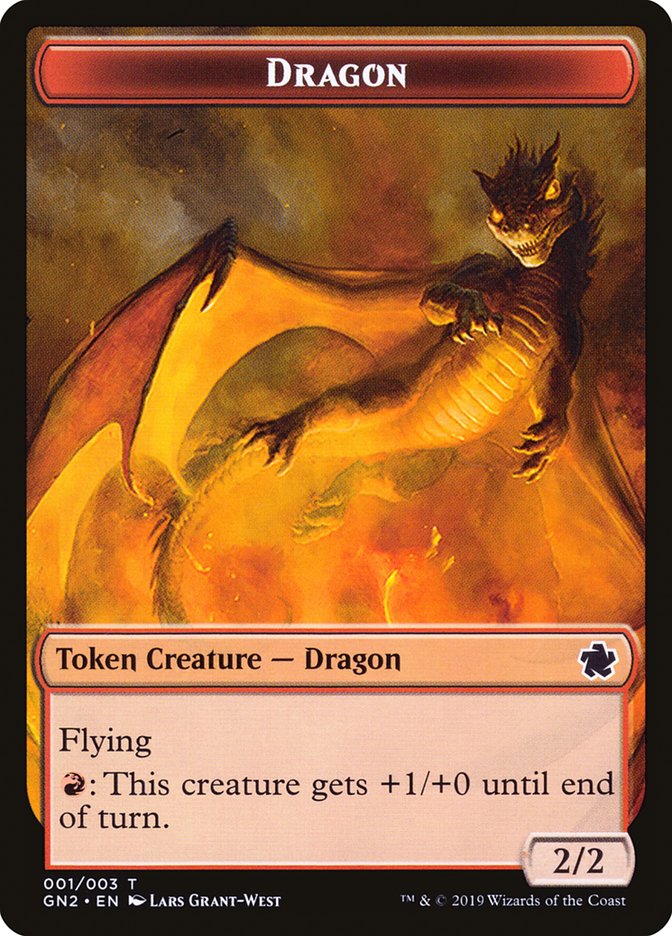 Dragon Token (001/003) [Game Night 2019 Tokens] - Magic: The Gathering - Card Brawlers | Quebec | Canada |