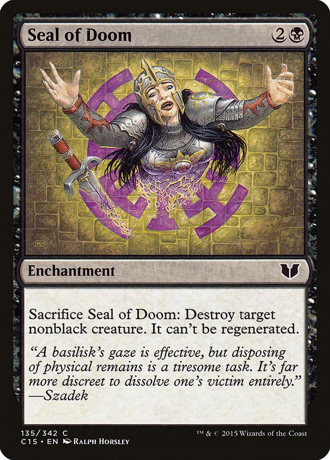 Seal of Doom [Commander 2015] - Magic: The Gathering - Card Brawlers | Quebec | Canada |