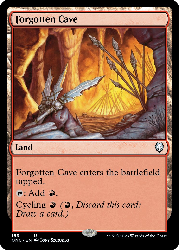 Forgotten Cave [Phyrexia: All Will Be One Commander] - Magic: The Gathering - Card Brawlers | Quebec | Canada |