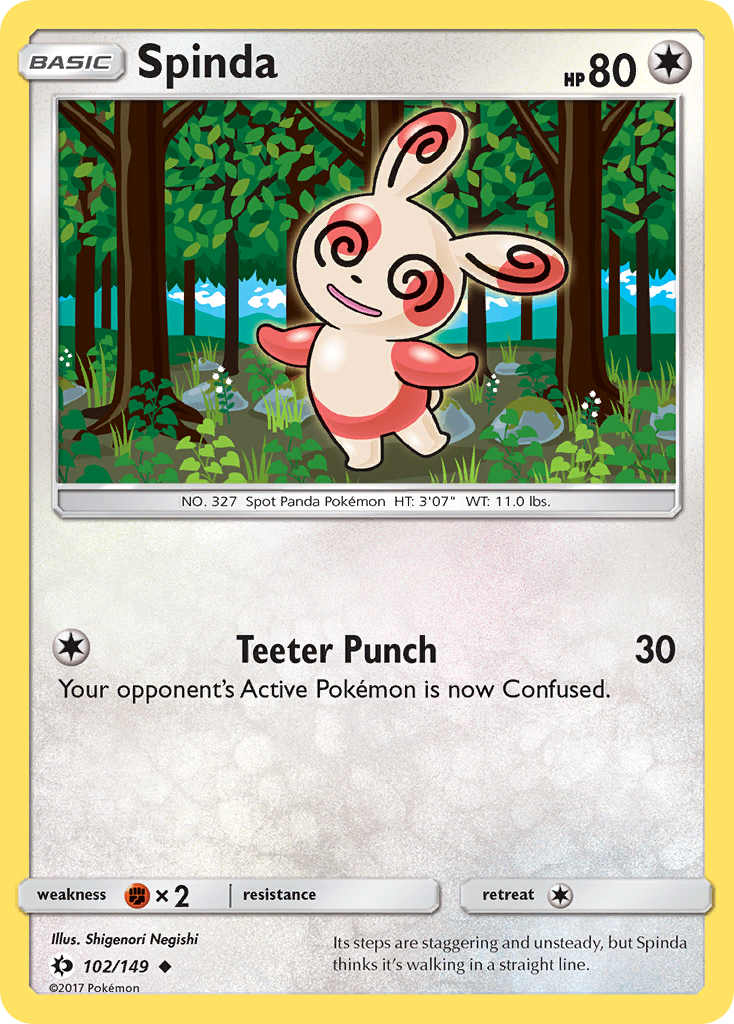 Spinda (102/149) [Sun & Moon: Base Set] - Pokémon - Card Brawlers | Quebec | Canada |