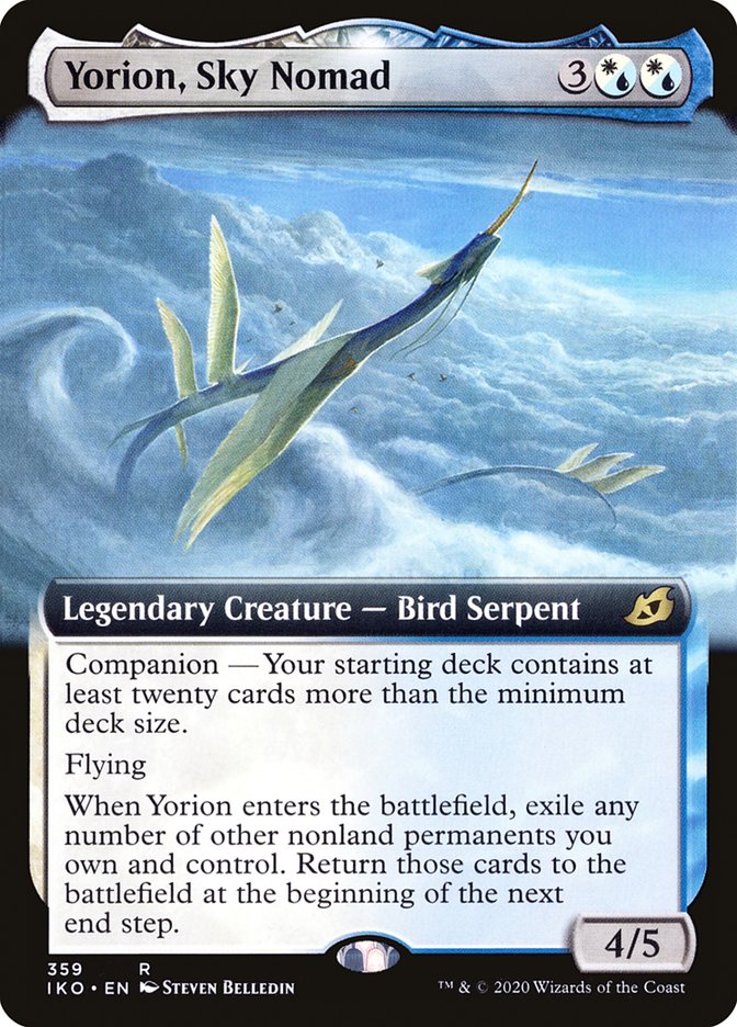 Yorion, Sky Nomad (Extended Art) [Ikoria: Lair of Behemoths] - Magic: The Gathering - Card Brawlers | Quebec | Canada |