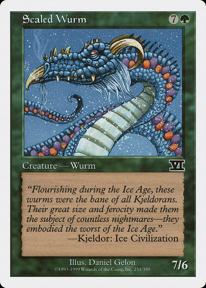 Scaled Wurm [Classic Sixth Edition] - Magic: The Gathering - Card Brawlers | Quebec | Canada |