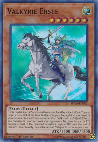 Valkyrie Erste [SHVA-EN003] Super Rare - Yu-Gi-Oh! - Card Brawlers | Quebec | Canada |