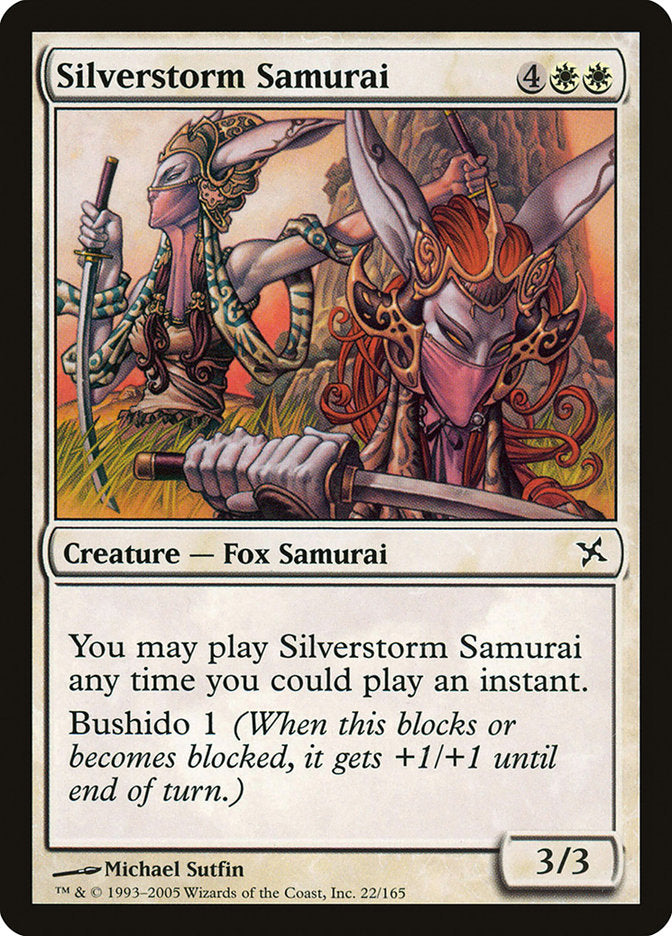 Silverstorm Samurai [Betrayers of Kamigawa] - Magic: The Gathering - Card Brawlers | Quebec | Canada |
