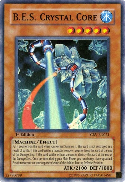 B.E.S. Crystal Core [CRV-EN021] Super Rare - Yu-Gi-Oh! - Card Brawlers | Quebec | Canada |