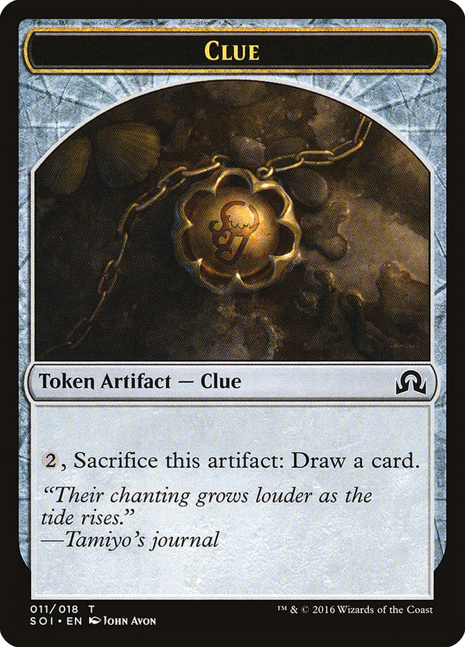 Clue Token (011/018) [Shadows over Innistrad Tokens] - Magic: The Gathering - Card Brawlers | Quebec | Canada |