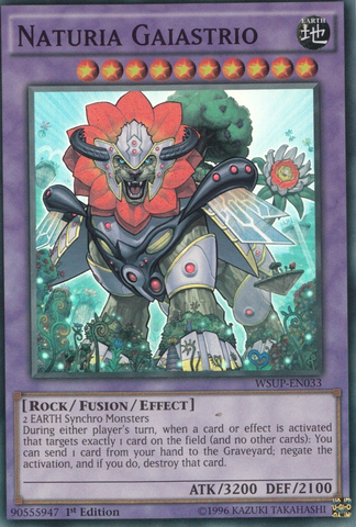 Naturia Gaiastrio [WSUP-EN033] Super Rare - Yu-Gi-Oh! - Card Brawlers | Quebec | Canada |