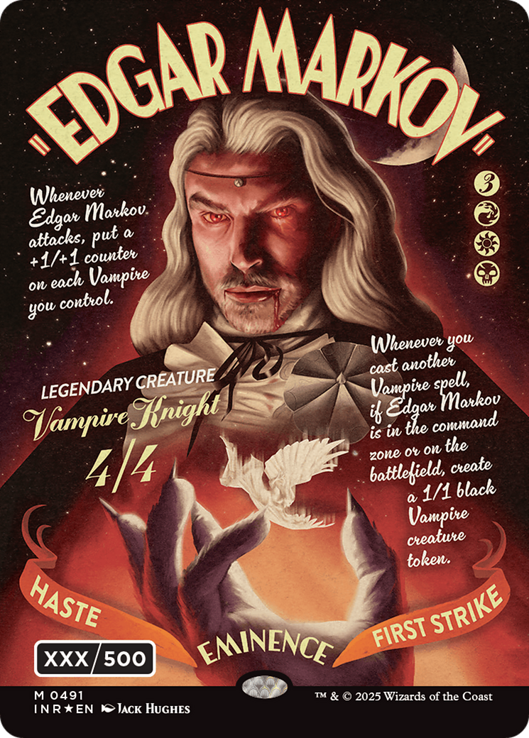 Edgar Markov (Showcase) (Serial Numbered) (Double Rainbow Foil) [Innistrad Remastered] - Magic: The Gathering - Card Brawlers | Quebec | Canada |