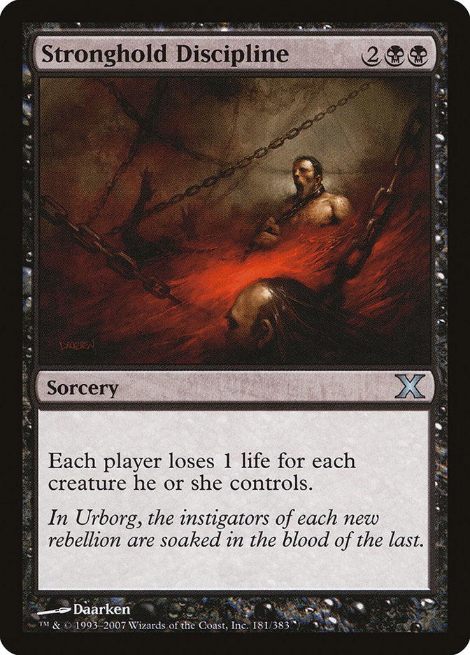 Stronghold Discipline [Tenth Edition] - Magic: The Gathering - Card Brawlers | Quebec | Canada |
