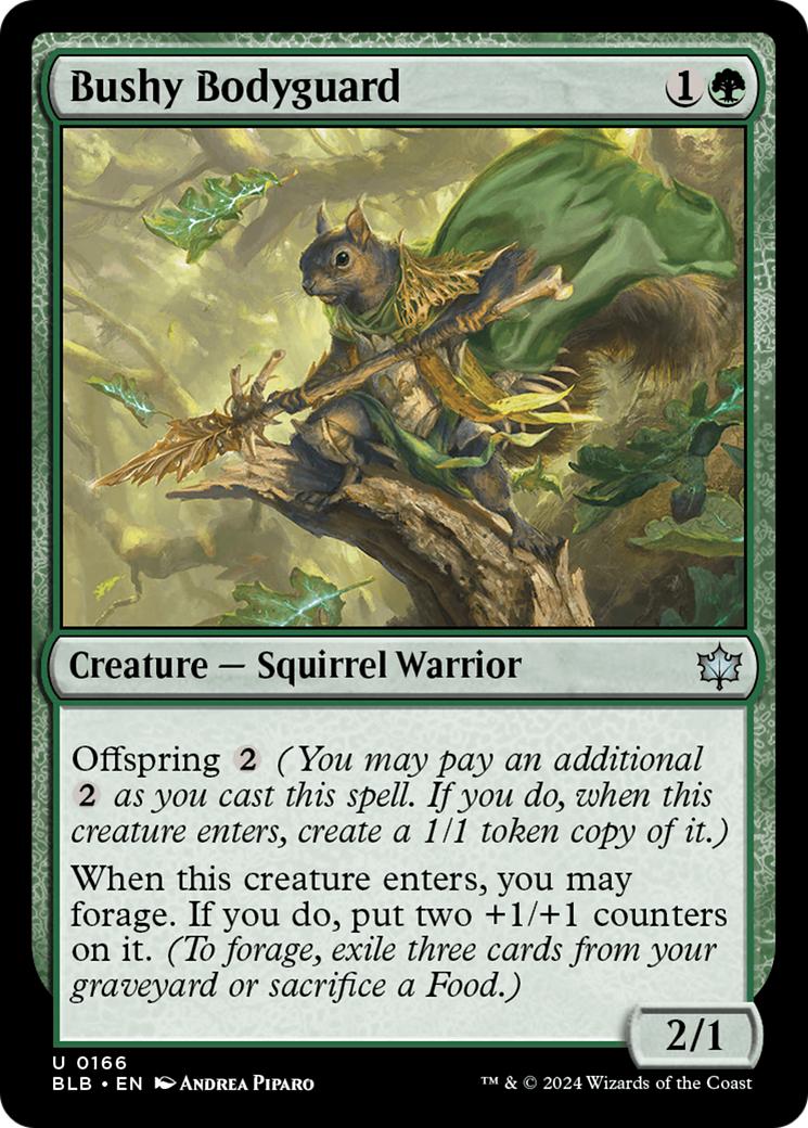 Bushy Bodyguard [Bloomburrow] - Magic: The Gathering - Card Brawlers | Quebec | Canada |