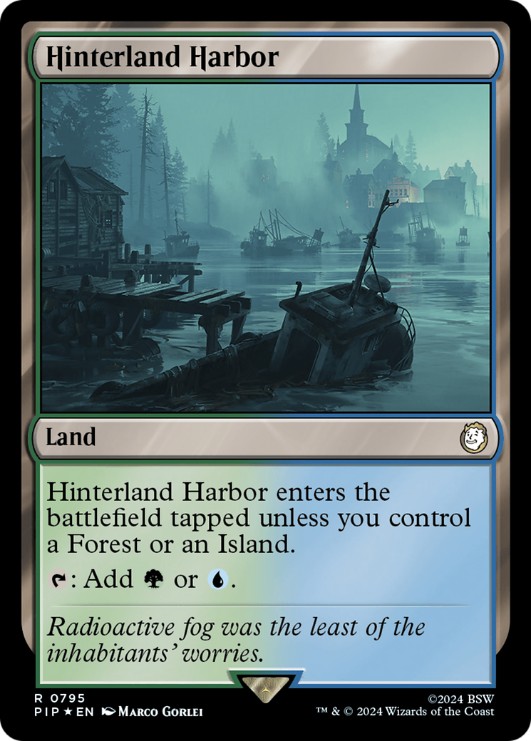 Hinterland Harbor (Surge Foil) [Fallout] - Magic: The Gathering - Card Brawlers | Quebec | Canada |