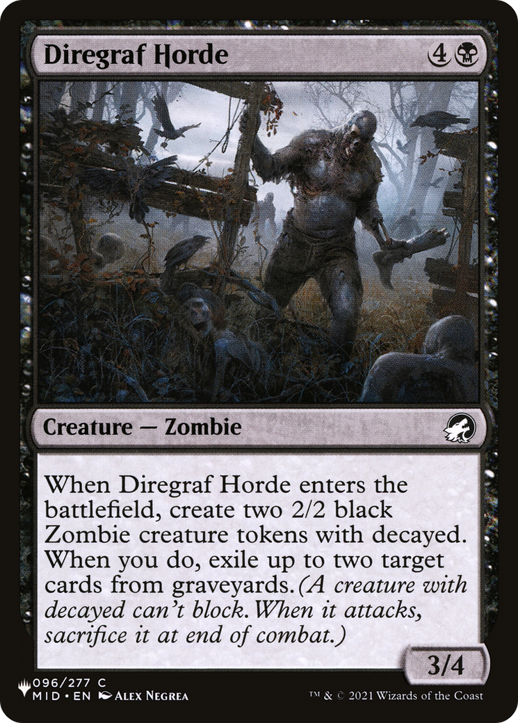 Diregraf Horde [The List] - Magic: The Gathering - Card Brawlers | Quebec | Canada |