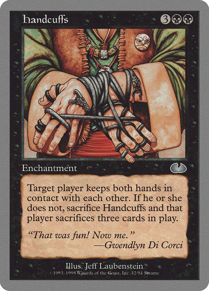 Handcuffs [Unglued] - Magic: The Gathering - Card Brawlers | Quebec | Canada |