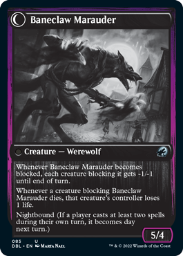 Baneblade Scoundrel // Baneclaw Marauder [Innistrad: Double Feature] - Magic: The Gathering - Card Brawlers | Quebec | Canada |