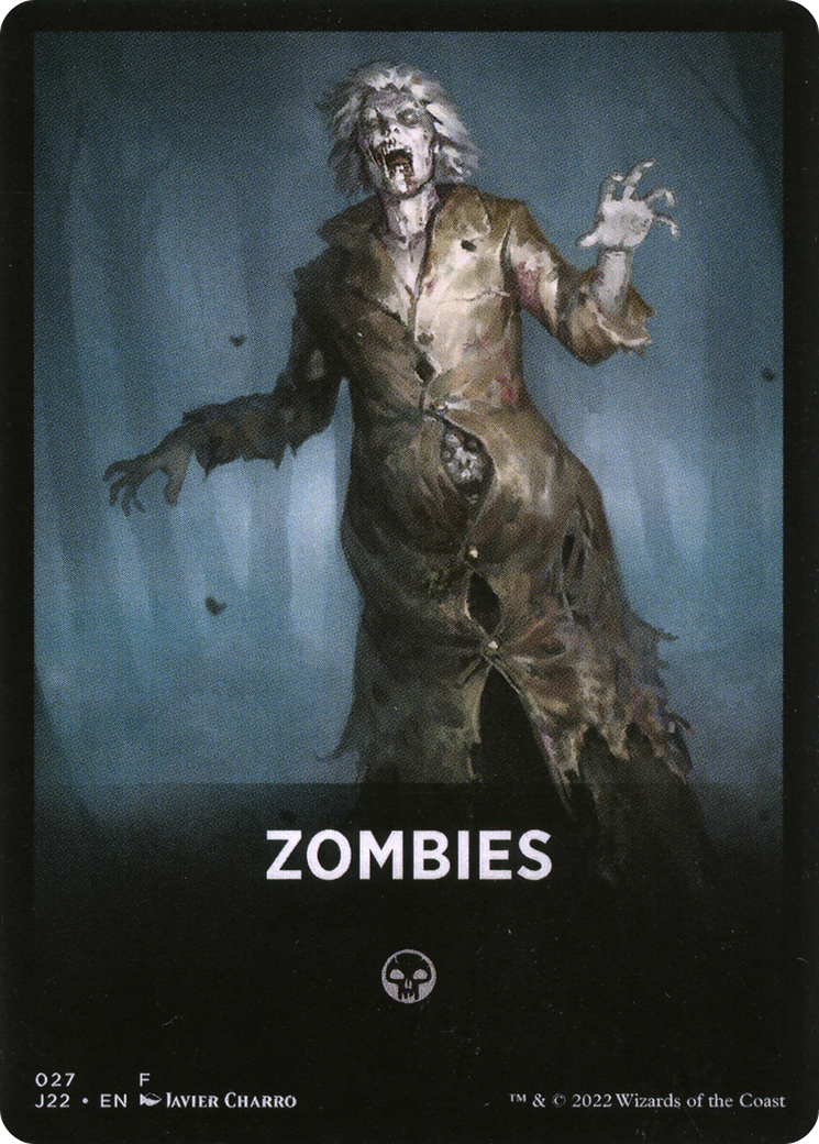 Zombies Theme Card [Jumpstart 2022 Front Cards] - Magic: The Gathering - Card Brawlers | Quebec | Canada |