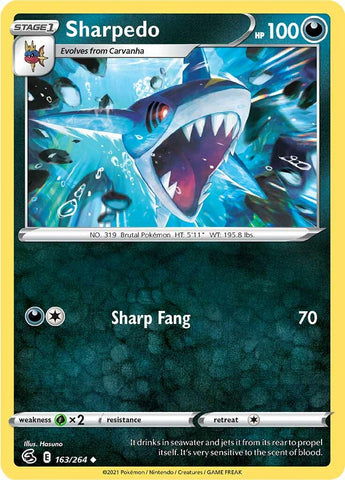 Sharpedo (163/264) [Épée et bouclier : Fusion Strike] 