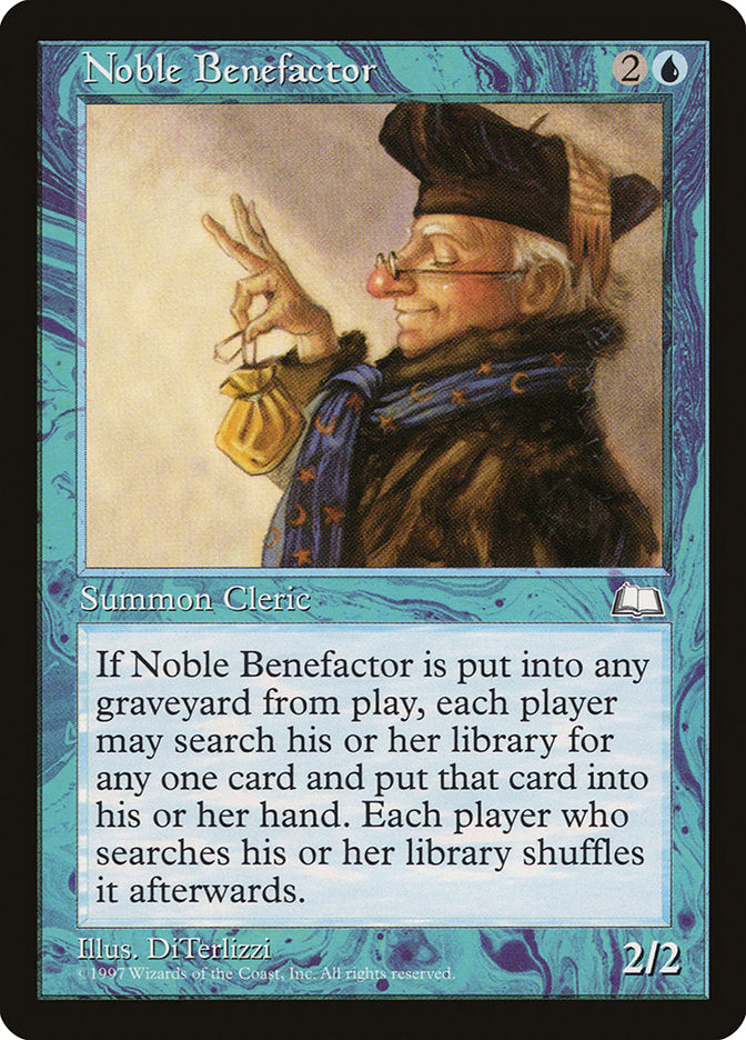 Noble Benefactor [Weatherlight] - Magic: The Gathering - Card Brawlers | Quebec | Canada |