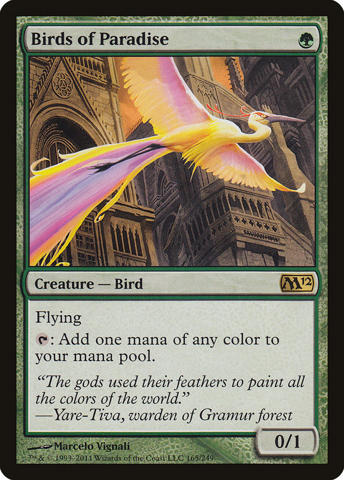 Birds of Paradise [Magic 2012] - Magic: The Gathering - Card Brawlers | Quebec | Canada |