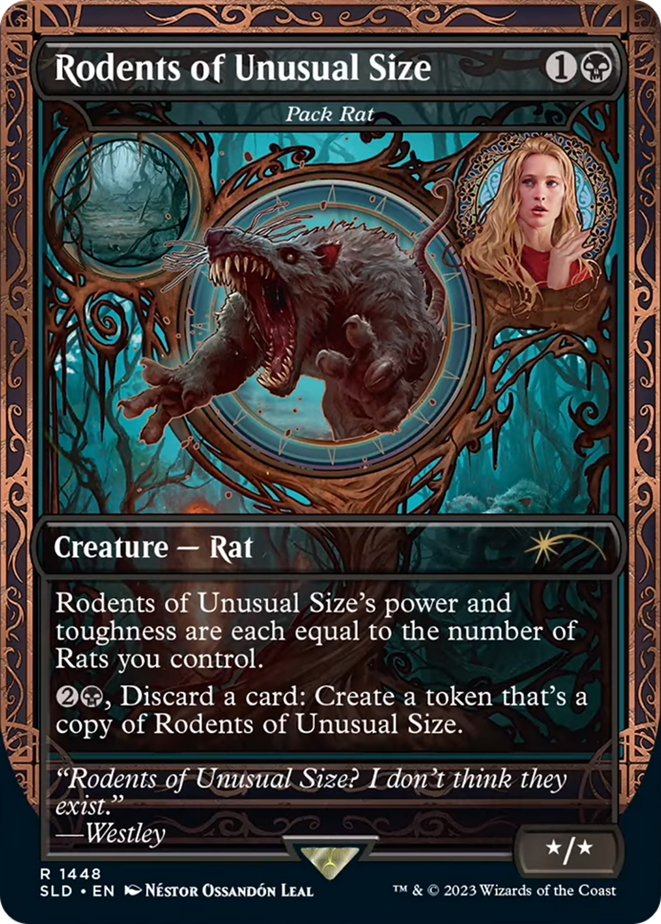 Rodents of Unusual Size - Pack Rat [Secret Lair Drop Series] - Magic: The Gathering - Card Brawlers | Quebec | Canada |