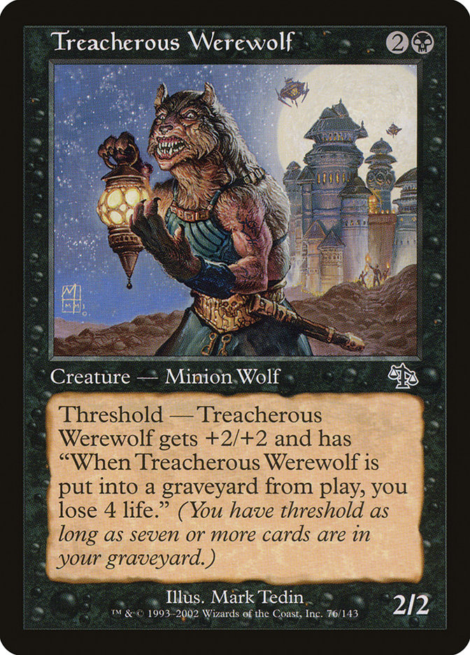 Treacherous Werewolf [Judgment] - Magic: The Gathering - Card Brawlers | Quebec | Canada |