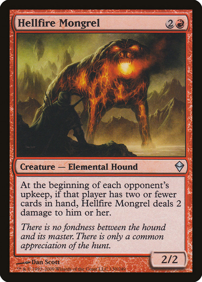 Hellfire Mongrel [Zendikar] - Magic: The Gathering - Card Brawlers | Quebec | Canada |