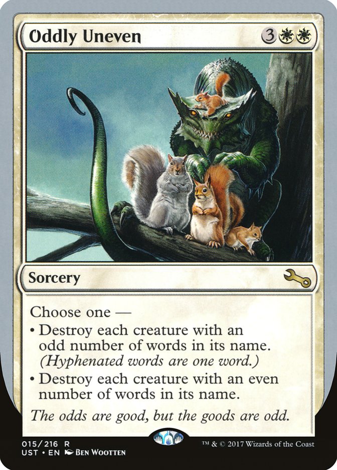 Oddly Uneven [Unstable] - Magic: The Gathering - Card Brawlers | Quebec | Canada |