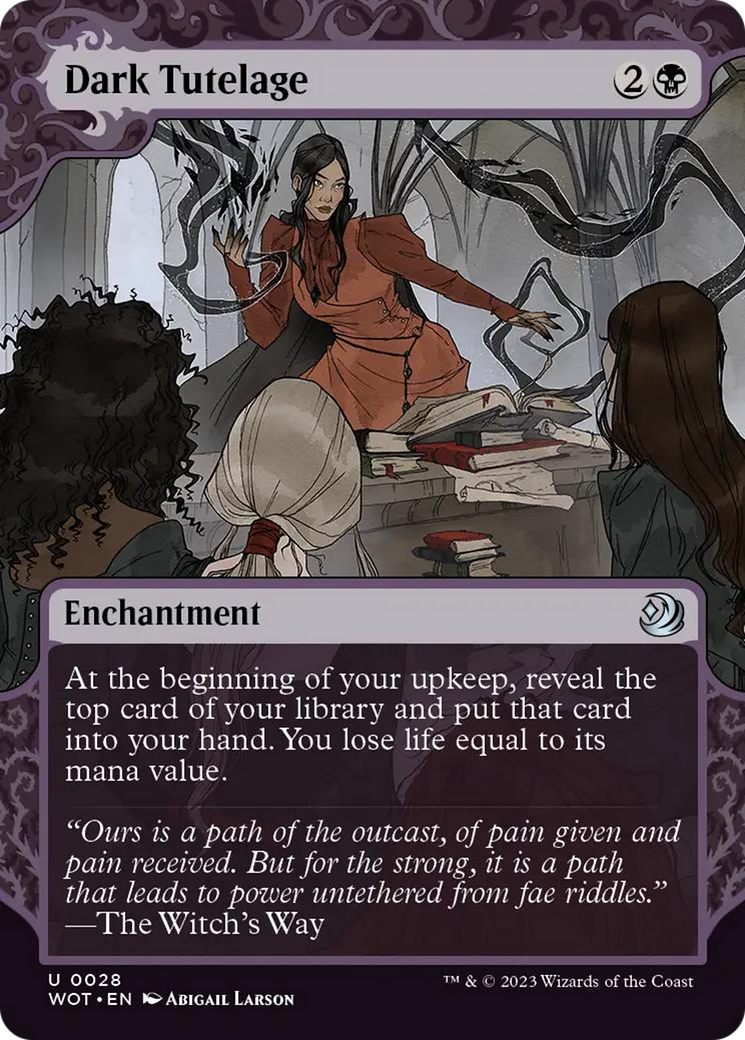Dark Tutelage [Wilds of Eldraine: Enchanting Tales] - Magic: The Gathering - Card Brawlers | Quebec | Canada |