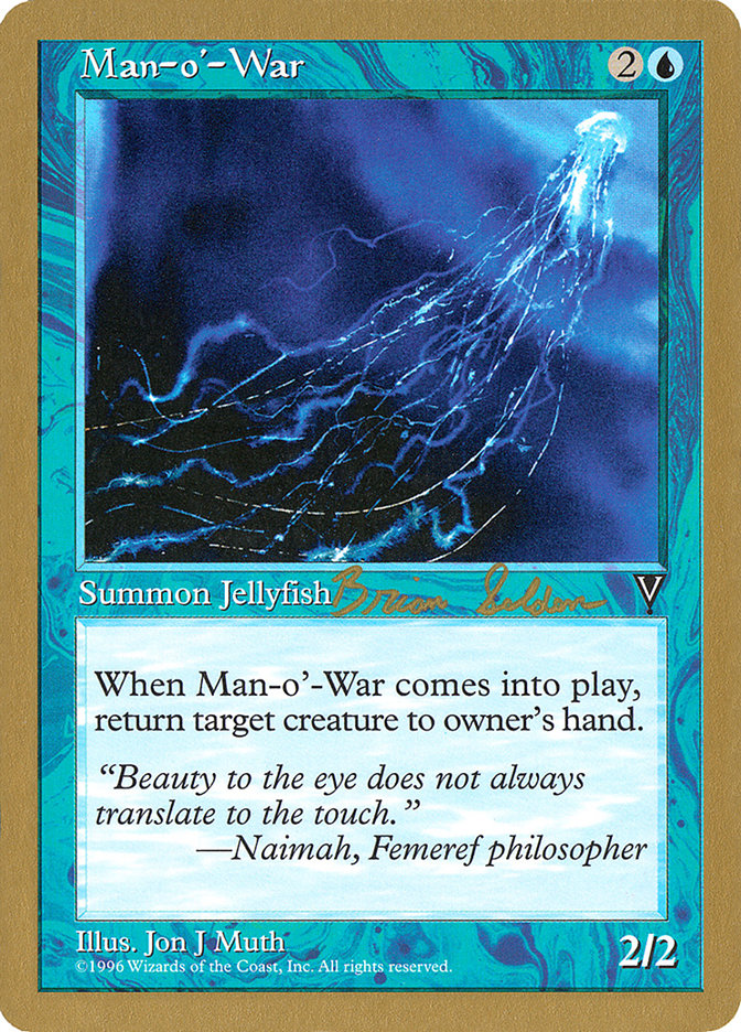 Man-o'-War (Brian Selden) [World Championship Decks 1998] - Magic: The Gathering - Card Brawlers | Quebec | Canada |