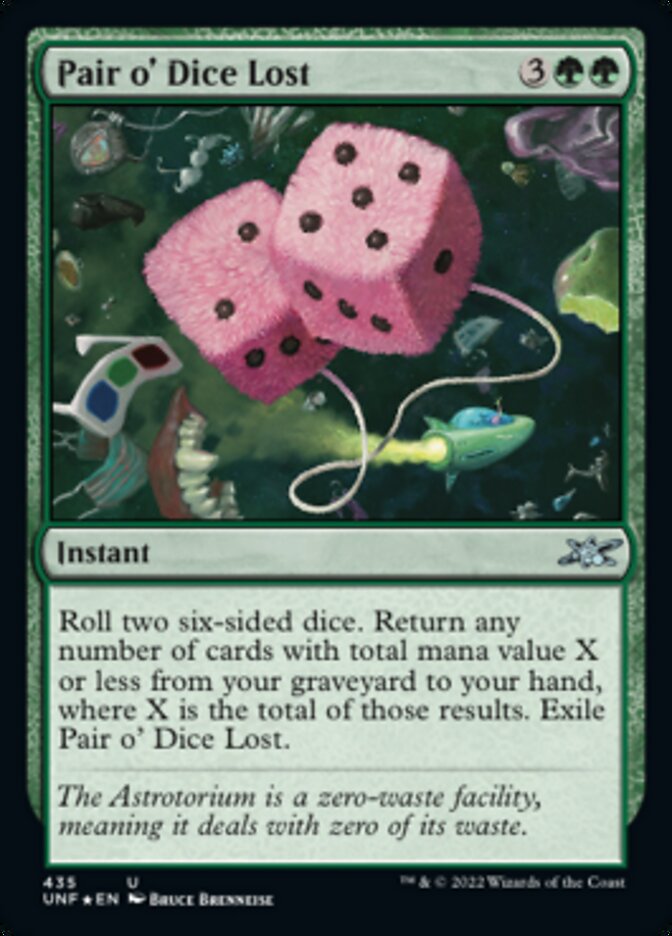 Pair o' Dice Lost (Galaxy Foil) [Unfinity] - Magic: The Gathering - Card Brawlers | Quebec | Canada |