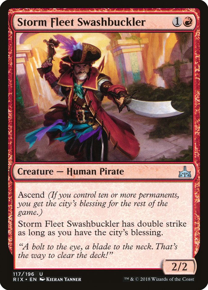 Storm Fleet Swashbuckler [Rivals of Ixalan] - Magic: The Gathering - Card Brawlers | Quebec | Canada |